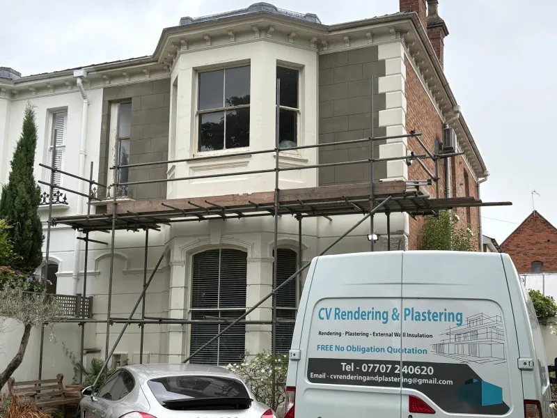 Rendering project completed by CV Rendering &amp; Plastering