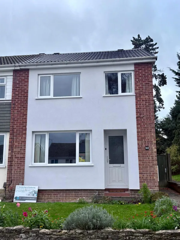 Rendering project completed by CV Rendering &amp; Plastering