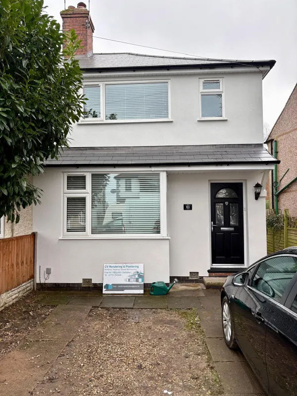 Rendering project completed by CV Rendering &amp; Plastering