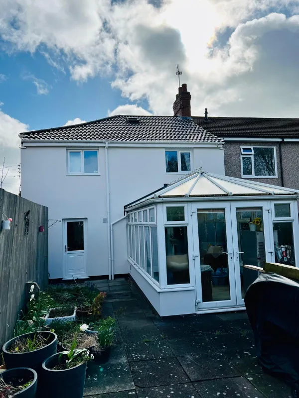 Rendering project completed by CV Rendering &amp; Plastering